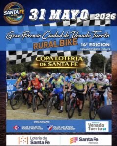 Los mejores ciclistas de rural bike correrán en el Gran Premio Ciudad de Venado Tuerto