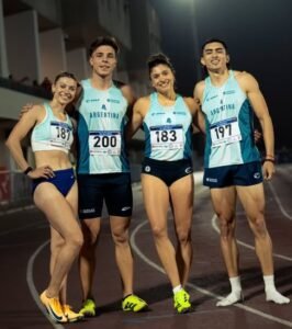 La velocista de Murphy, Guillermina Cossio, hizo historia en Guayaquil al integrar el equipo argentino que destrozó el récord nacional de la posta mixta 4×400 metros.