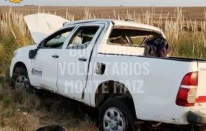 Tres venadenses sufrieron un accidente en una ruta de Córdoba
