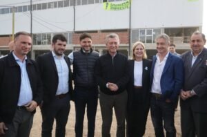 Chiarella acompañó a Pullaro y Macri en la recorrida por una obra clave para los Juegos Suramericanos 2026