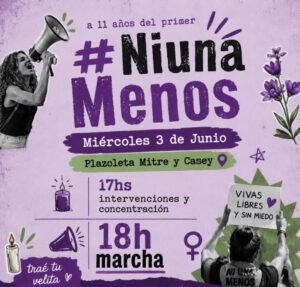 A 11 años del primer “Ni Una Menos”, convocan a una marcha en Venado Tuerto