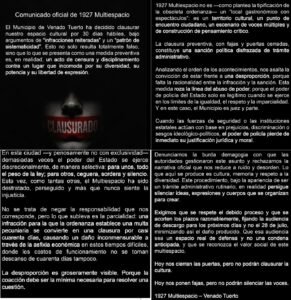 Clausura de un reconocido local céntrico de Venado Tuerto: “Es un acto de censura”