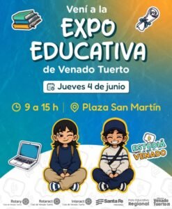 Venado Tuerto se prepara para una nueva edición de la Expo Educativa