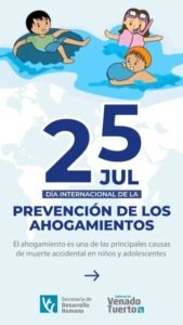Jornada gratuita de capacitación en RCP y prevención de ahogamiento en Venado Tuerto