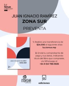 El venadense Juani Ramírez presenta “Zona Sur”, su primer libro de cuentos
