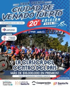 El Gran Premio Ciudad de Venado Tuerto celebra su 20ª edición con más de 16 millones de pesos en premios