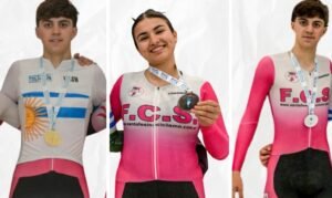 Oro, Plata y Bronce: Jóvenes talentos de Venado Tuerto conquistan podios en el Campeonato Argentino de Pista de Ciclismo