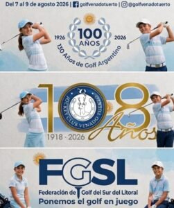 Lo mejor del golf: Venado Tuerto recibe el Tercer Nacional de Menores y Prejuveniles