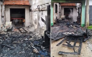 Incendio en un domicilio de Venado Tuerto: Bomberos controlaron las llamas en un garaje utilizado como dormitorio