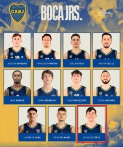 El venadense Nicolás Stenta se afirma en Boca para una temporada histórica
