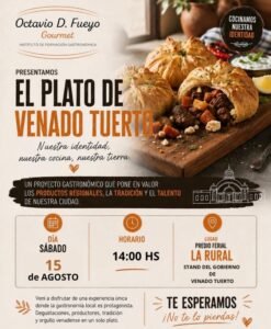Cocinando nuestra identidad: Octavio Fueyo presentará el ExpoVenado 2026 “El plato de Venado Tuerto”
