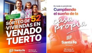 El Gobierno de Santa Fe sorteará 52 viviendas en Venado Tuerto: quiénes pueden inscribirse y hasta cuándo hay tiempo