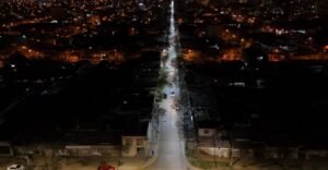 Juan Ignacio Pellegrini: “Finalizamos el recambio de 120 luminarias led en calle Castelli”