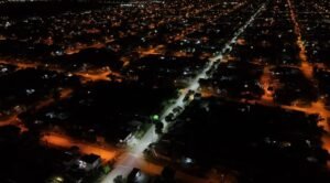 El Gobierno de Venado Tuerto inauguró la nueva iluminación led de calle Castelli