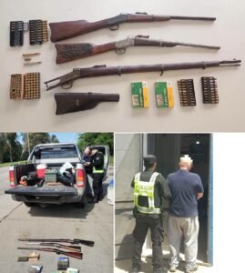 La policía secuestró en Venado Tuerto una camioneta, armas de fuego y municiones: Un detenido